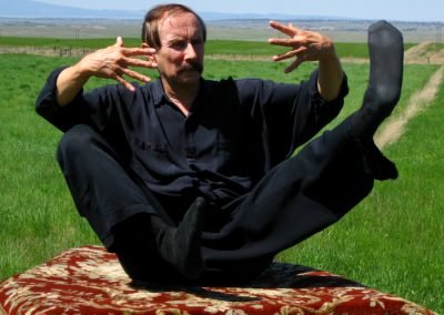 Yin Yoga Poses Paulie Zink demonstrating Water Frog Yin yoga pose