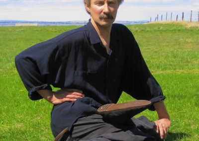 Yin Yoga Poses Paulie Zink demonstrating Heaven and Earth Yin yoga pose
